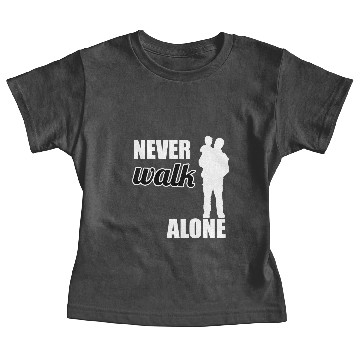 Discover Father and Son - never walk alone gift present Baby Tees