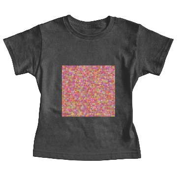 Discover Living Coral Pattern Baby Tees
