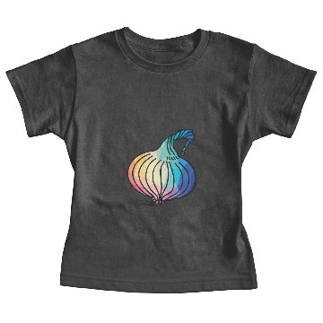 Discover Low Poly Onion Baby Tees Vegetarian and Fruit Lover
