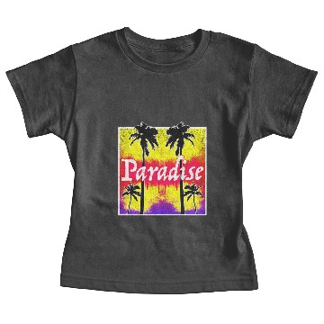 Discover Paradise Beach Vacation Baby Tees