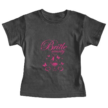 Discover BRIDE SECURITY PINK Baby Tees