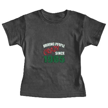 Discover Born In 1985, Funny 33rd Birthday Gift Baby Tees