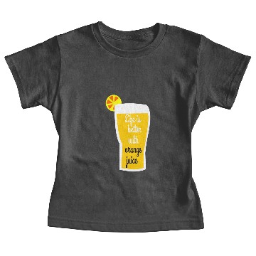 Discover orange juice Baby Tees