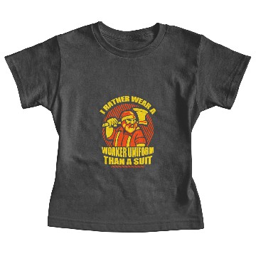 Discover Construction Worker Baby Tees