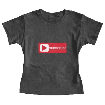 Discover Subscribe YouTube Button Baby Tees