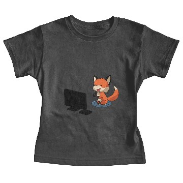 Discover Fox playing PlayStation Baby Tees