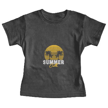 Discover Summer gift sun ice sand beach bathing Baby Tees