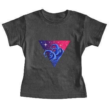 Discover Tibetan Tattoo Wave - Mystical Ocean Baby Tees
