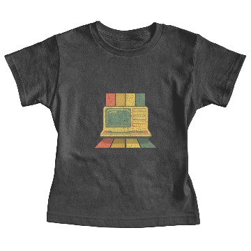 Discover Retro Vintage Computer 80s Grunge Baby Tees