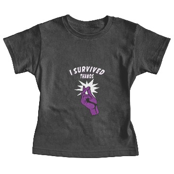 Discover i survived THANOS Baby Tees