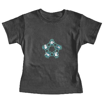 Discover ROCK PAPER SCISSORS LIZARD SPOCK Baby Tees