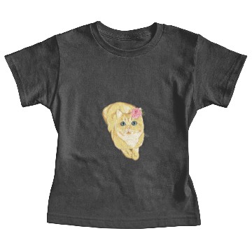Discover Cute Yellow Cat Baby Tees