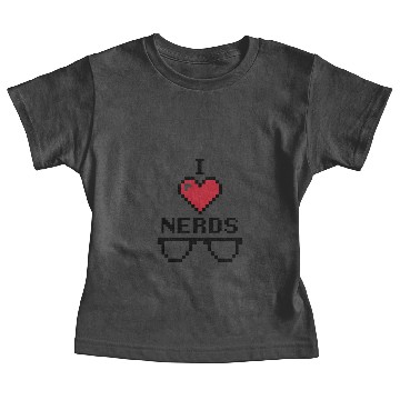 Discover I love nerds Baby Tees
