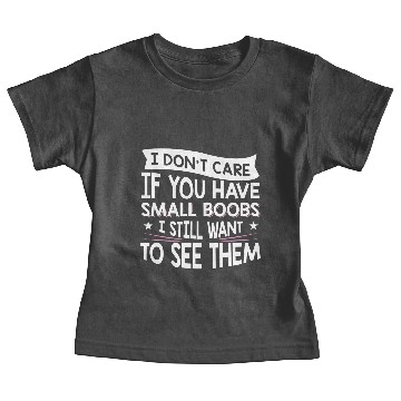 Discover Boobies Small Boobs Flat Chest Funny Gift Baby Tees