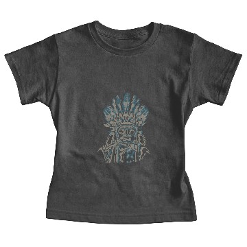 Discover Geronimo Apache Native American Indian Warrior Baby Tees