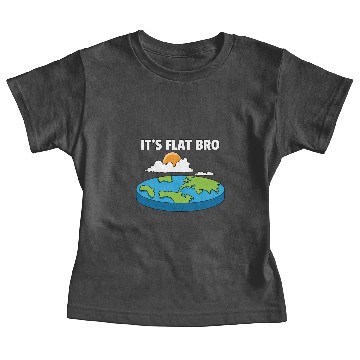 Discover Flat Earths Society Globe World Map Funny Gift Baby Tees