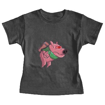 Discover Cyberpunk Pig Baby Tees