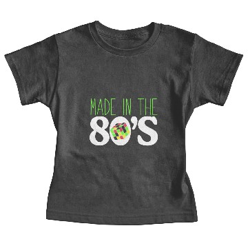 Discover Made in the 80s Rubics Cube Baby Tees
