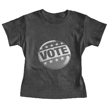 Discover Image: Vote button (grey) Baby Tees