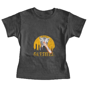 Discover Catzilla Baby Cat Baby Tees