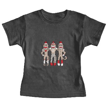 Discover Sock Monkey Buddies Baby Tees