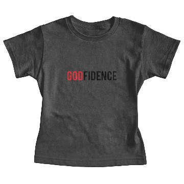 Discover Godfidence white Baby Tees