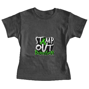 Discover Stomp out Depression - Depression Awareness Gift Baby Tees