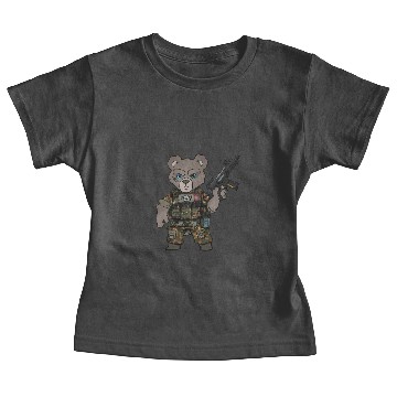 Discover Teddy Tactical Armed Forces Gift Baby Tees