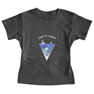 Discover Ocean, Keep it Clean, Orca Whales, Climate Protect Baby Tees