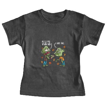Discover Funny Zombies and Pumpkin Spice Fall Gift design Baby Tees