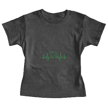 Discover Moose Heartbeat - Scandinavia Baby Tees