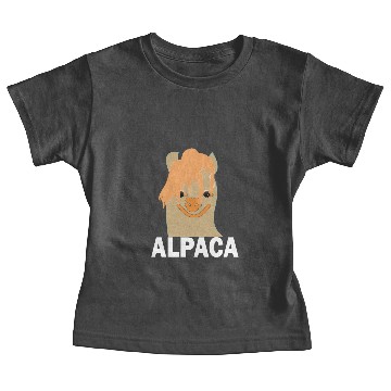 Discover Alpaca with funny hairstyle Baby Tees