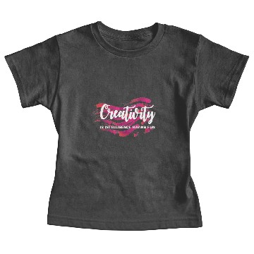 Discover Creative - Creativity is intelligence having fun Baby Tees