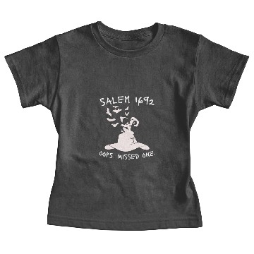 Discover Funny Halloween Witch Salem Oops Missed One Baby Tees