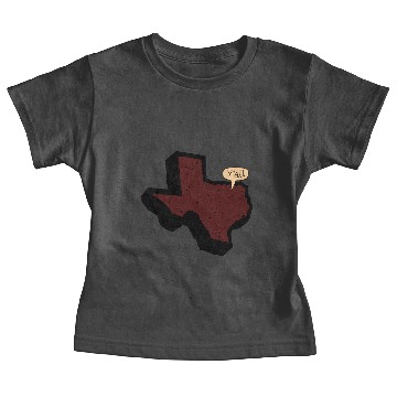 Discover Texas Says Y'all - Maroon Baby Tees