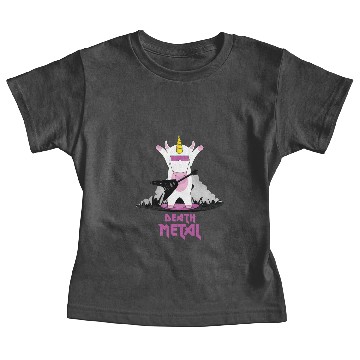 Discover Death Metal Unicorn Baby Tees