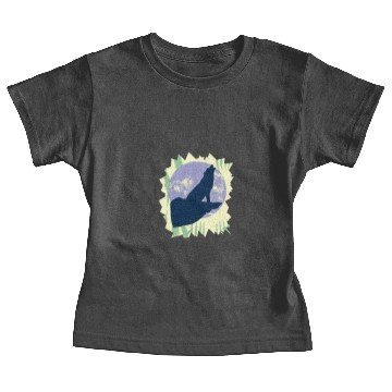 Discover Wolf howling Baby Tees