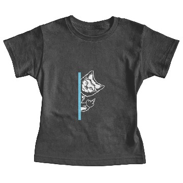 Discover Cat Middle Finger Baby Tees