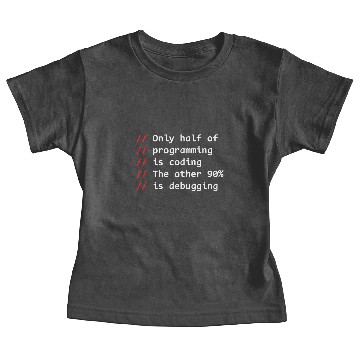 Discover Funny Programmer Web Developer Coding Software Eng Baby Tees
