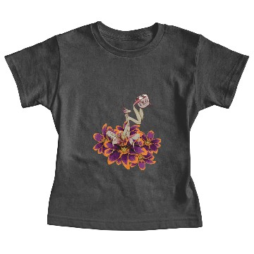 Discover Praying Mantis in Bamboo sipping on some Tea Baby Tees