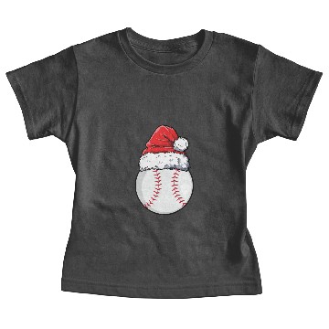 Discover Santa Baseball Christmas Baby Tees