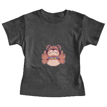 Discover Dog Middle Finger Design Giftidea Baby Tees