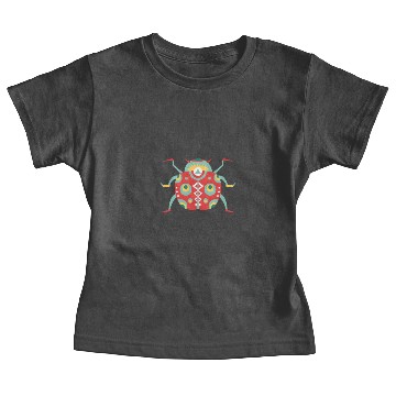 Discover Insectarium Insect Art Ladybug Illustration Baby Tees