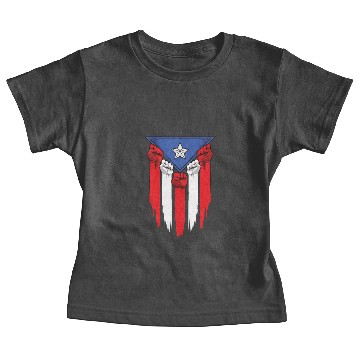 Discover Puerto Rico Flag - Boricua Raised Fists Baseball Jerseys Baby Tees