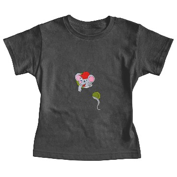 Discover HAND PAINTED MOUSE IN A HOLE Baby Tees