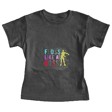 Discover floss like boss colorful Baby Tees