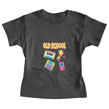 Discover Old School Retro Design Baby Tees