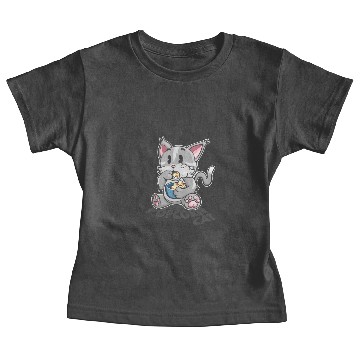 Discover Popcorn Cat Baby Tees
