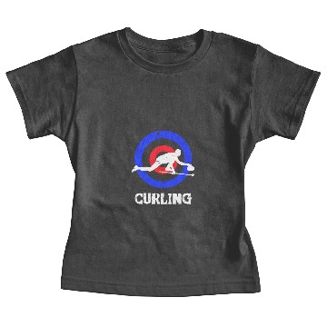 Discover curling idea gift curling winter sports Baby Tees