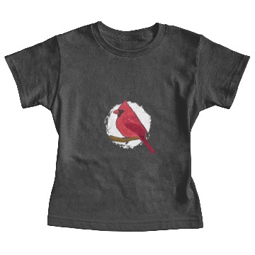 Discover Bird Watching Red Cardinal Baby Tees